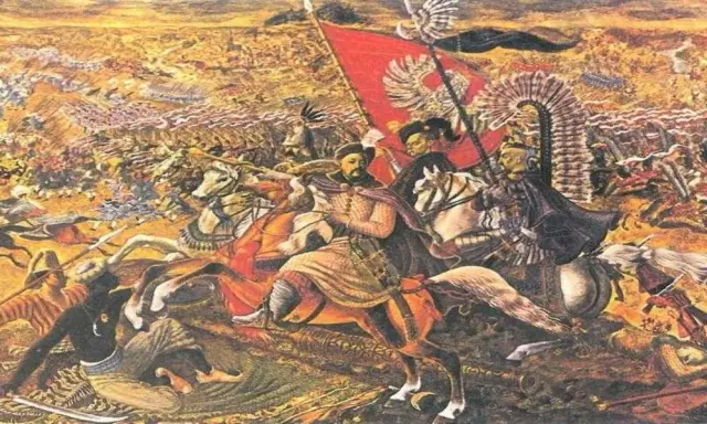 Bitwa pod Wiedniem: husaria triumfuje! Król Jan III Sobieski prowadzi wojska do zwycięstwa, rozbijając armię turecką.