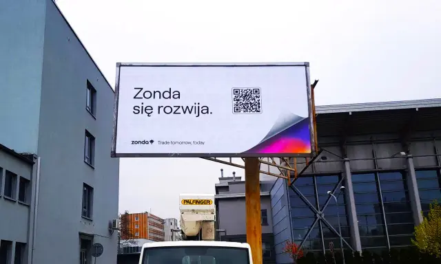 Zonda się rozwija. Zastanawiasz się, teaser co to? Zeskanuj kod QR, by dowiedzieć się więcej o przyszłości handlu.