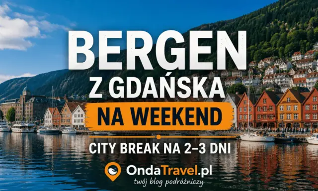 Bergen z Gdańska na weekend to idealny pomysł na city break za granicę. Kolorowe kamieniczki nad wodą i góry w tle.