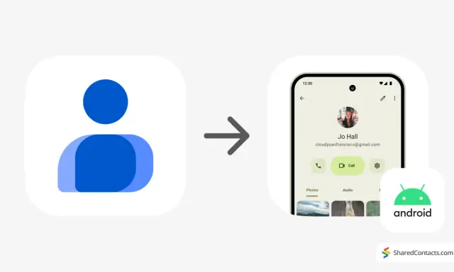 Ikona kontaktu przechodzi do ekranu telefonu z danymi Jo Hall. Dowiedz się, jak odzyskać kontakty w telefonie.