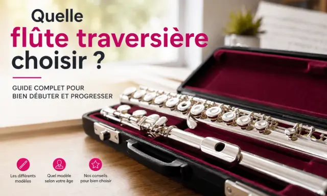 Guide pour bien débuter et progresser : comment jouer de la flûte traversière. Choix de modèles, conseils pour tous les âges.