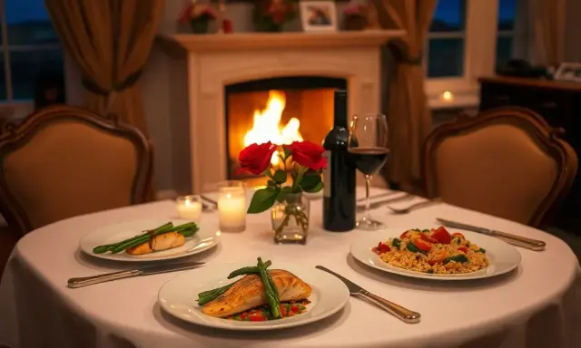 Romantyczna kolacja w domu: Plan, menu, atmosfera. Zaskocz partnera!