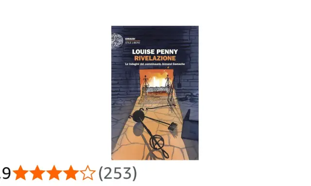 Copertina del libro "Rivelazione" di Louise Penny, parte delle indagini del commissario Armand Gamache. Un'ottima aggiunta alla tua collezione di louise penny libri in ordine cronologico.