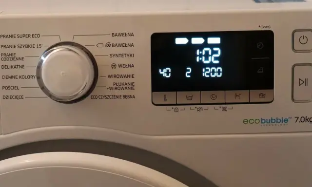 Eco Czyszczenie Bębna Samsung: Włącz i zgaś kontrolkę!