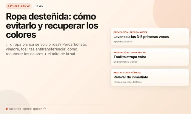 Guía para evitar que la ropa se destiña y cómo recuperar colores perdidos. Aprende cómo desteñir ropa de color de forma segura.