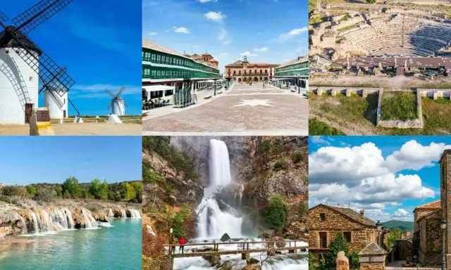 Molinos, plazas, ruinas romanas, cascadas y pueblos de piedra. Descubre qué ver en Castilla-La Mancha, una tierra de contrastes y belleza.