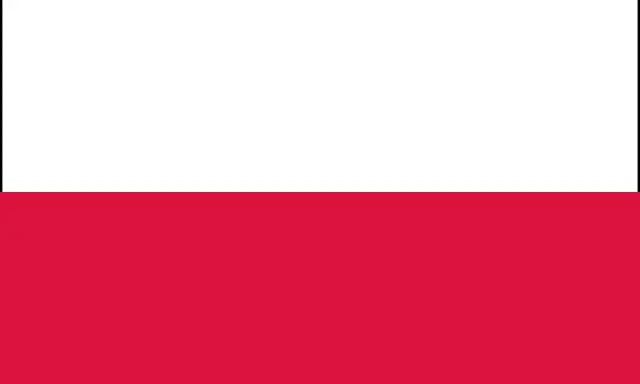 Flaga Polski do druku: biały pas na górze, czerwony na dole. Idealna do patriotycznych projektów.