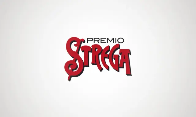 The words "PREMIO STREGA" in a stylized red font with a black outline on a white background.