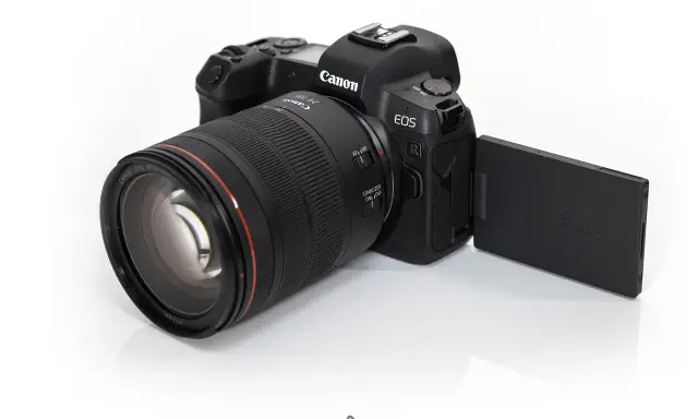 Canon EOS R con obiettivo RF 24-105mm, un'ottima scelta per chi cerca il miglior canon eos r prezzo.
