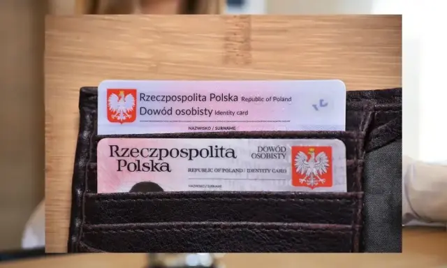 Portfel z dwoma dowodami osobistymi. Bez nich zameldowanie w hotelu jest niemożliwe.