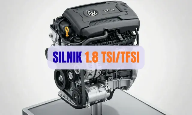 Silnik 1.8 TSI/TFSI Volkswagena, gotowy do pracy.