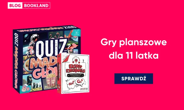 Gry planszowe dla 11 latka: Quiz Madra Glowa i Ekipa Rzeczownika. Idealne na rodzinne wieczory!