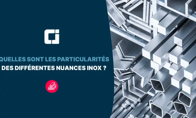 Des barres d'acier inoxydable 304l, aux formes variées, sont empilées. Le texte interroge sur les particularités des nuances d'inox.