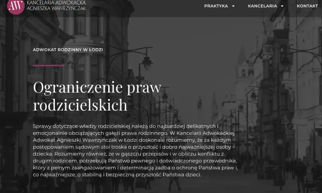 Ograniczenie władzy rodzicielskiej kro. Kancelaria Adwokacka Agnieszka Wawrzyńczak w Łodzi oferuje wsparcie w sprawach rodzinnych.