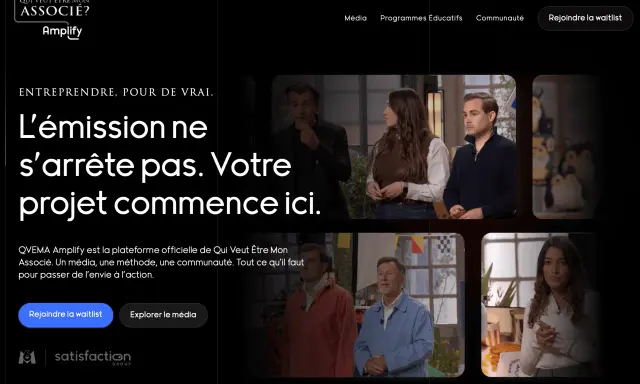 Rejoindre un groupe de musique ? Non, ici c'est pour rejoindre Amplify, la plateforme qui transforme vos projets en réalité.