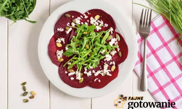 Carpaccio z buraka i koziego sera: Sekrety idealnej przystawki w 15 min