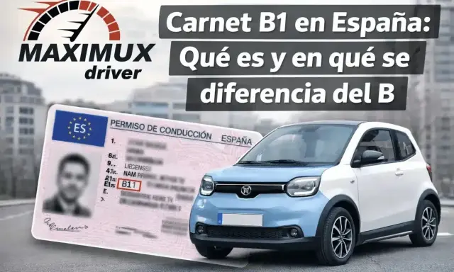 Carnet B1 en España: un permiso para conducir vehículos ligeros. Descubre qué es y cómo se diferencia del carnet B.