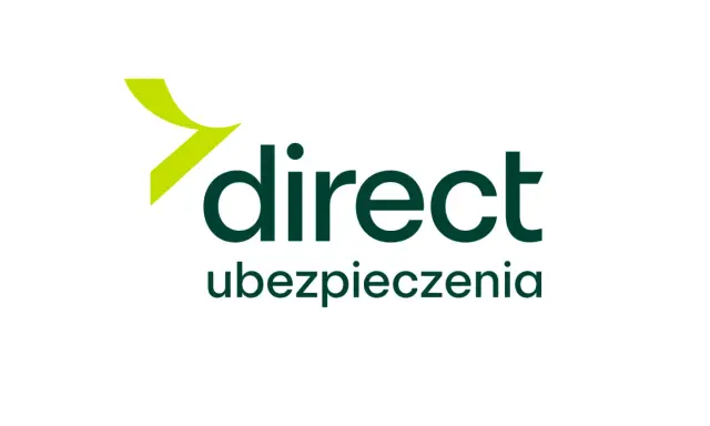 Logo Direct Ubezpieczenia, jednej z firm ubezpieczeniowych w Polsce.