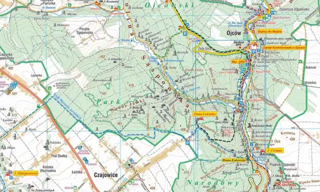 Ojcowski Park Narodowy w jeden dzień: mapa szlaków, jaskiń i punktów widokowych.
