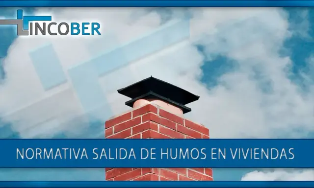 Instalación de tubo de chimenea por pared. Normativa de salida de humos en viviendas.