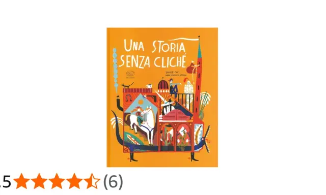 Copertina colorata di "Una storia senza cliché", un libro per donne con illustrazioni vivaci di un mondo fantastico.