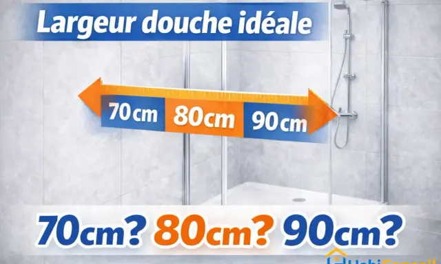 Largeur douche idéale : 70cm, 80cm, 90cm ? Découvrez la dimension parfaite pour votre douche italienne.