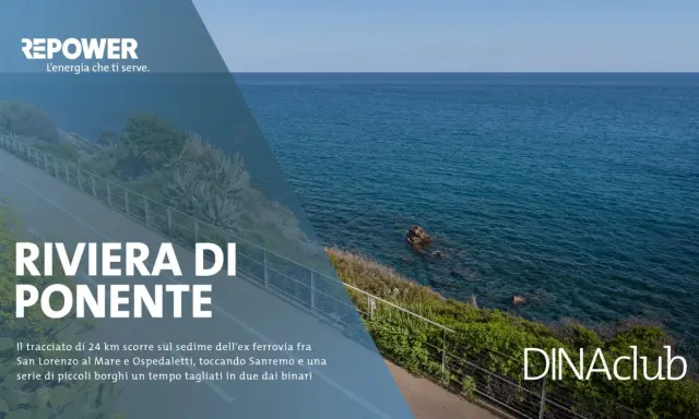 La pista ciclabile Liguria ex ferrovia, un percorso panoramico sul mare.