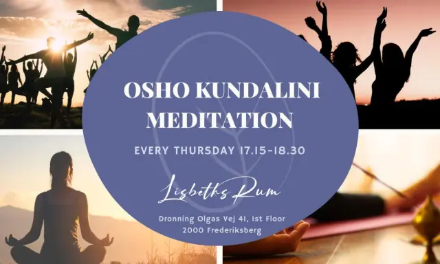 Osho Kundalini Meditation varje torsdag 17.15-18.30. Upplev frihet och energi.