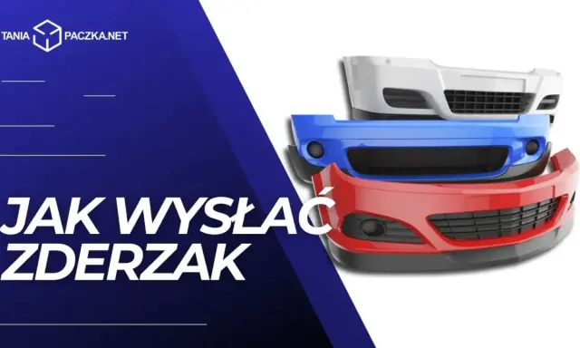 Stos zderzaków w kolorach białym, niebieskim i czerwonym. Dowiedz się, czym wysłać zderzak, aby dotarł bezpiecznie.