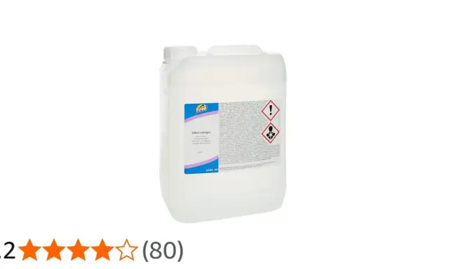 Bidon de nettoyant pour argent, idéal pour redonner son éclat à votre **argent terni**. 5000 ml.