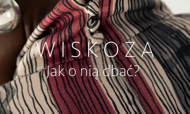 Co to wiskoza? Delikatny materiał w paski, który wymaga troski.