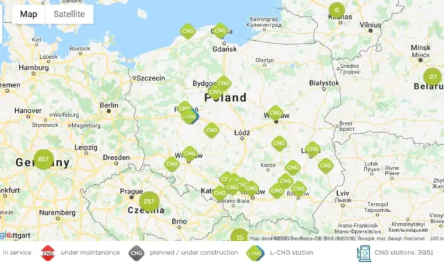 Stacje CNG w Polsce: Znajdź najbliższą! Mapa, lista, porady.