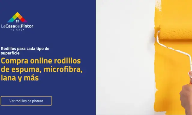 Descubre los tipos de rodillos para pintar: espuma, microfibra, lana y más. Renueva tu hogar con LaCasaDelPintor.