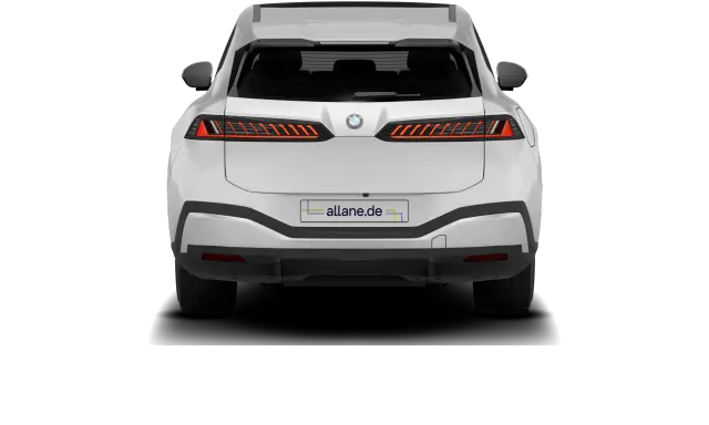 Weißes SUV mit markanten Rückleuchten und dem BMW-Logo. Ein Fahrzeug, das Potenzial für limitierte Autos mit Wertsteigerung hat.