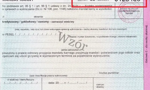 Mandat karny: Jaki symbol formularza wpisać? Uniknij problemów!