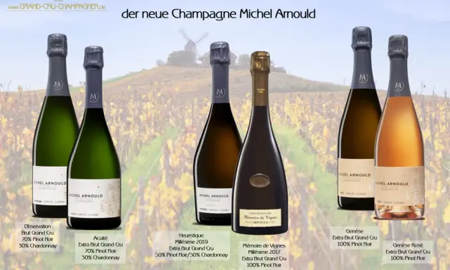 Sechs Flaschen Champagner Michel Arnould im Angebot. Was kostet eine Flasche Champagner? Hier nur 242€ statt 275€.