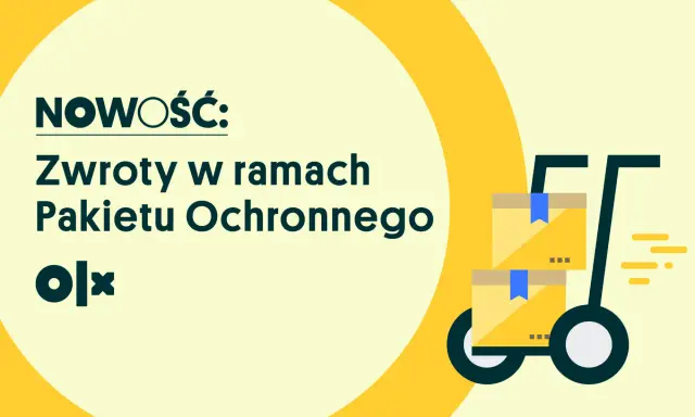 Nowość: Zwroty w ramach Pakietu Ochronnego OLX. Czy jak nie odbiorę paczki to dostanę zwrot pieniędzy? Tak, dzięki tej opcji.