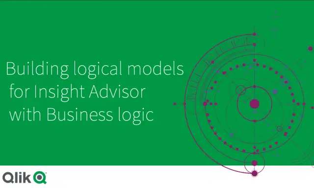 Tworzenie modeli logicznych dla Insight Advisor z wykorzystaniem logiki biznesowej.
