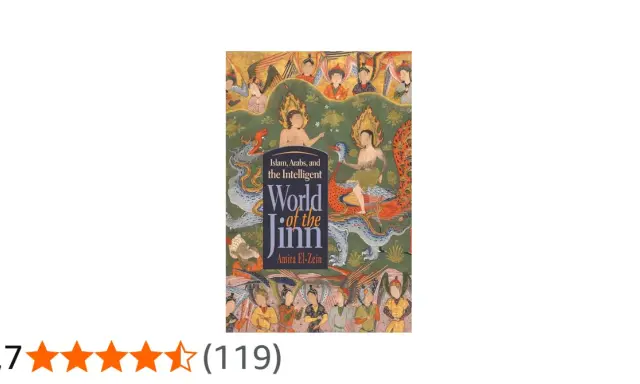 Buchcover "World of the Jinn" von Amira El-Zein, das Wesen aus dem Islam und ihre Welt darstellt.
