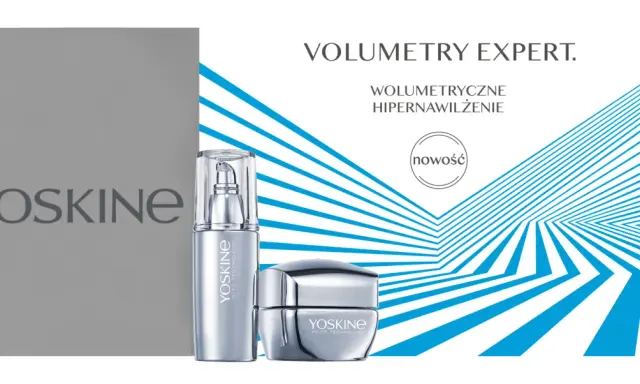 YOSKINE to marka kosmetyków, która oferuje produkty do pielęgnacji, jak ten serum i krem z serii Volumetry Expert.