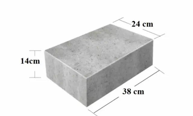 Bloczek fundamentowy o wymiarach 38x24x14 cm. Zastanawiasz się, ile waży bloczek fundamentowy?