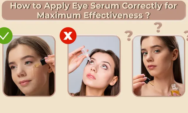 Come applicare il siero contorno occhi: goccia sulla mano, picchiettare delicatamente. Evitare il contatto diretto con l'occhio.