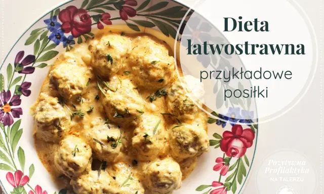 Pyszne klopsiki w sosie śmietanowym, idealne do diety łatwostrawnej. Przepisy na takie dania pomagają w rekonwalescencji.