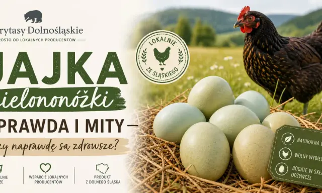 Jajka zielononóżki – prawda i mity. Czy są zdrowsze? Poznaj sekrety tych wyjątkowych jajek od lokalnych producentów.