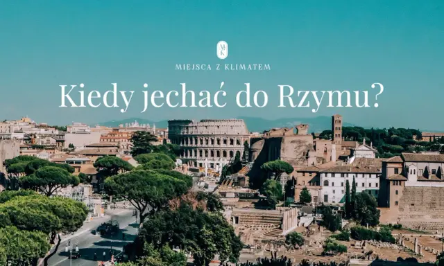 Koloseum i Forum Romanum w Rzymie. Idealna pogoda rzym sprzyja zwiedzaniu.