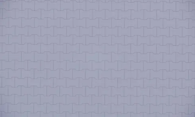 Szary behaton tworzy regularny, geometryczny wzór.