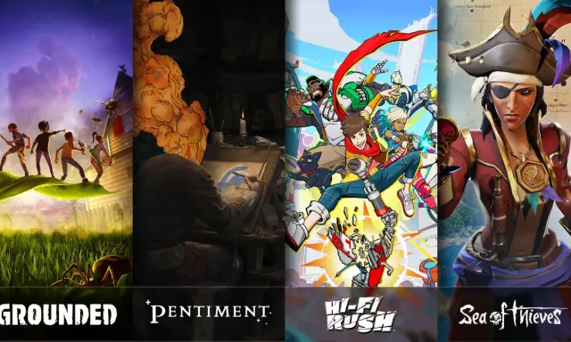 Piracka postać z Sea of Thieves, obok innych gier. Sprawdź wymagania Sea of Thieves, by wyruszyć na przygodę!