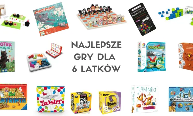 Kolekcja mądrych gier dla dzieci: sushi, kotek, labirynt, dinozaury, Scotland Yard Junior i inne.