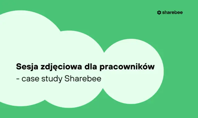 Sesja zdjęciowa dla pracowników - case study Sharebee. Fotografia stockowa.