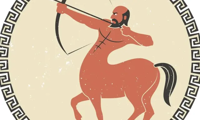 Centaur z łukiem, gotowy do strzału. Jak rozkochać w sobie strzelca? Pokaż mu swoją odwagę i pasję, a trafi prosto w Twoje serce.